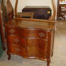Innes Pearce & Company Antique 1/4 Sawn Tiger Oak Washstand Commode