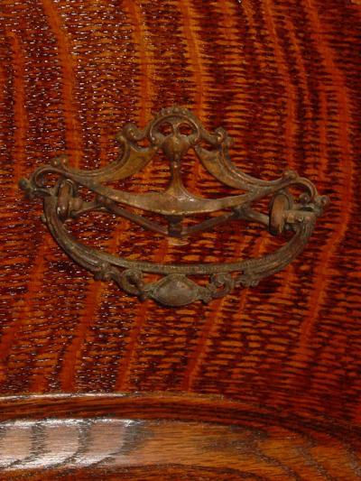 Innes Pearce & Company Antique 1/4 Sawn Tiger Oak Washstand Commode