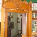 Antique Solid Oak Cheval Dresser