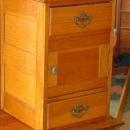 Antique Solid Oak Cheval Dresser