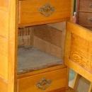 Antique Solid Oak Cheval Dresser