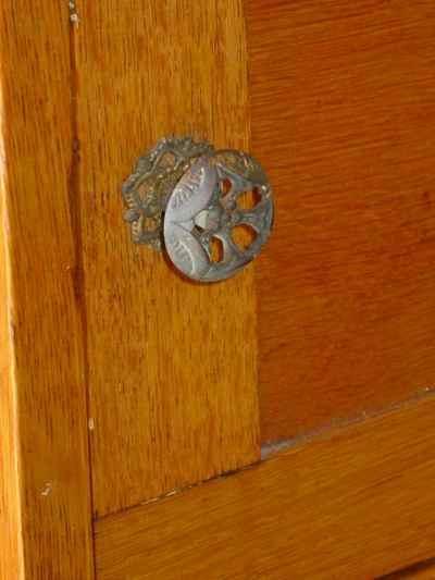 Antique Solid Oak Cheval Dresser