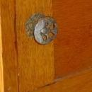 Antique Solid Oak Cheval Dresser