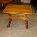 Antique Solid Oak Draw Leaf Trestle Table
