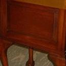 Antique Solid Mahogany Claw & Ball Foot Copper Trim Planter