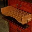 English Stones Patent Antique Solid Mahogany Music Cabinet