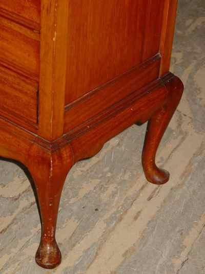 English Stones Patent Antique Solid Mahogany Music Cabinet