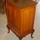 English Stones Patent Antique Solid Mahogany Music Cabinet