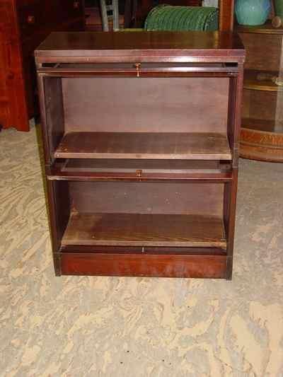 Antique Solid Mahogany Sectional Barrister Stack Bookcase