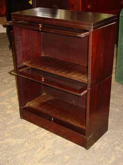 Antique Solid Mahogany Sectional Barrister Stack Bookcase