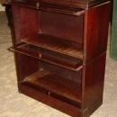 Antique Solid Mahogany Sectional Barrister Stack Bookcase