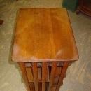Antique Arts & Crafts Mission Style Solid 1/4 Sawn Tiger Oak Revolving Bookcase