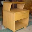 Pair of Heywood-Wakefield Solid Maple Champagne Deluxe Encore Night Stands M538