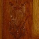 Antique Solid Oak Hanging Cabinet