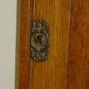 Antique Solid Oak Hanging Cabinet