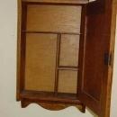 Antique Solid Oak Hanging Cabinet