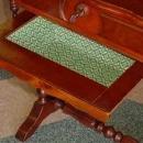 Antique Victorian Solid Walnut Lift Top Sewing Stand