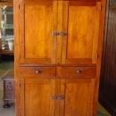 Antique Solid American Black Walnut Cupboard