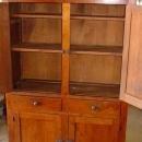 Antique Solid American Black Walnut Cupboard
