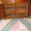 Antique Solid American Black Walnut Cupboard