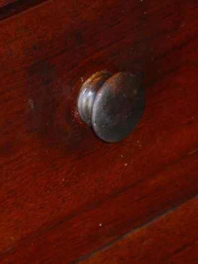 Antique Solid American Black Walnut Cupboard