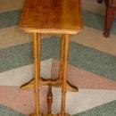 English Antique Solid Birch Side Table