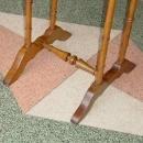 English Antique Solid Birch Side Table
