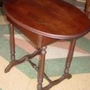 Antique Victorian Solid Walnut Side Table