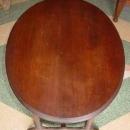 Antique Victorian Solid Walnut Side Table