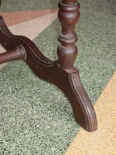 Antique Victorian Solid Walnut Side Table
