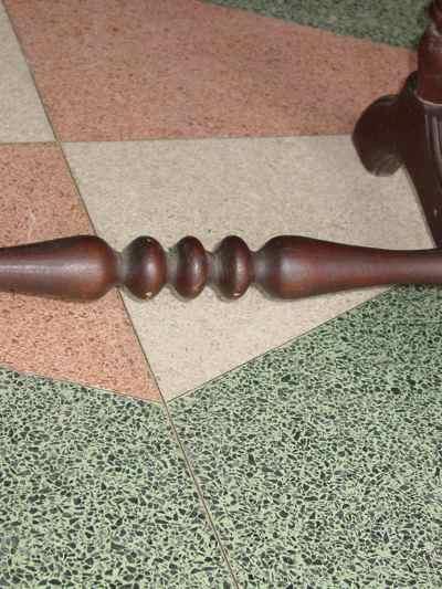 Antique Victorian Solid Walnut Side Table