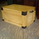 Antique Solid Pine Grain Painted Trunk