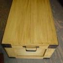 Antique Solid Pine Grain Painted Trunk