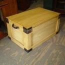 Antique Solid Pine Grain Painted Trunk