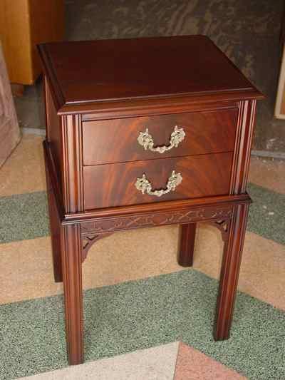 Antique Chippendale Style Mahogany Side Table