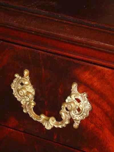 Antique Chippendale Style Mahogany Side Table