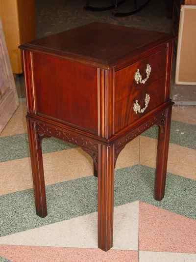 Antique Chippendale Style Mahogany Side Table