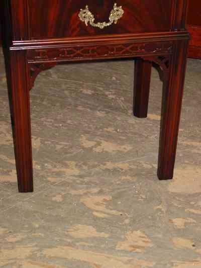 Antique Chippendale Style Mahogany Side Table