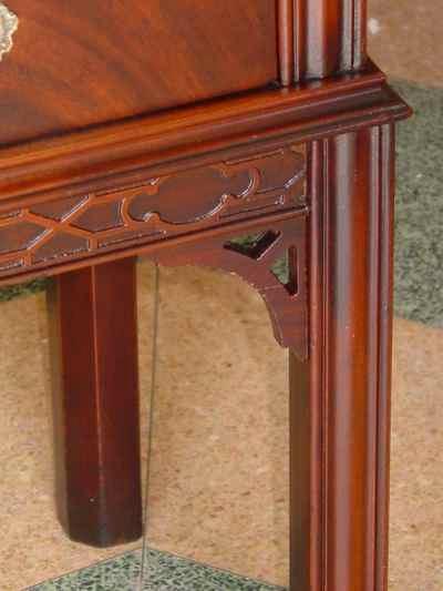 Antique Chippendale Style Mahogany Side Table
