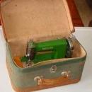 Vintage Necchi Children's Hand Crank Sewing Machine & Carrying Case