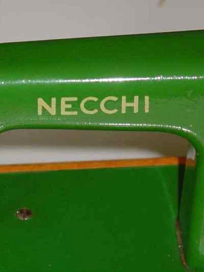 Vintage Necchi Children's Hand Crank Sewing Machine & Carrying Case