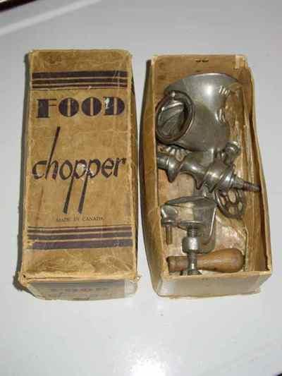 Antique Maxwells Limited No. 10 O.K. Food Chopper in Box