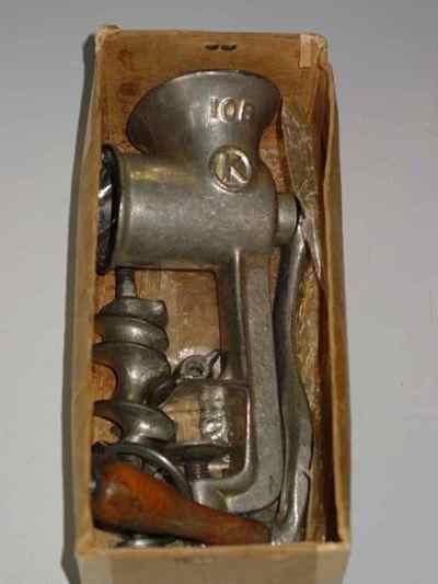 Antique Maxwells Limited No. 10 O.K. Food Chopper in Box