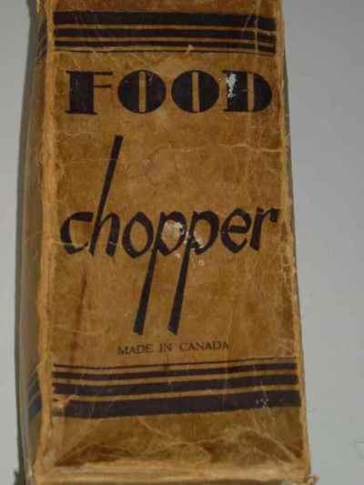 Antique Maxwells Limited No. 10 O.K. Food Chopper in Box