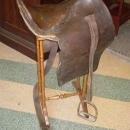 English Antique Leather Riding Saddle