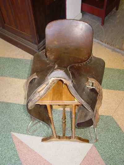 English Antique Leather Riding Saddle