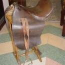 English Antique Leather Riding Saddle