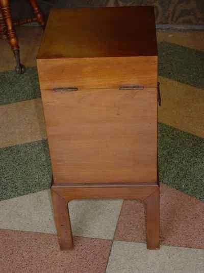 Antique Solid American Black Walnut Cellarette
