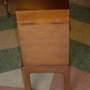 Antique Solid American Black Walnut Cellarette