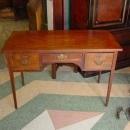 English Antique Sheraton Mahogany Desk